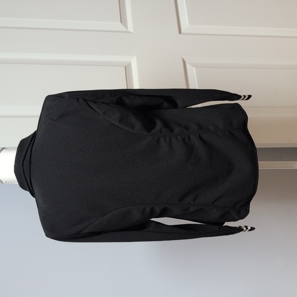 NWOT Black Traveling Jacket/Track Pants with Striped Cuffs Size M - Picture 3 of 6